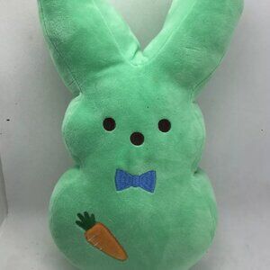 Peeps 13” Plush Bunny Rabbit With Carrot And Bow Tie - NWOT